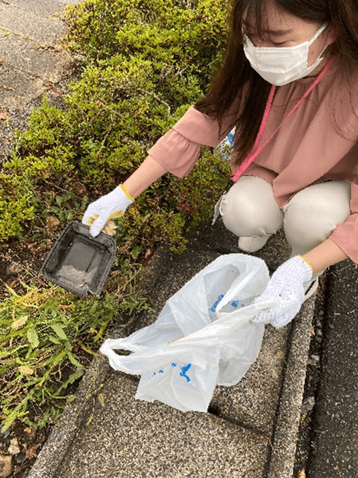 秋の海ごみゼロウィーク めんこいテレビ社屋周辺ごみ拾い大作戦